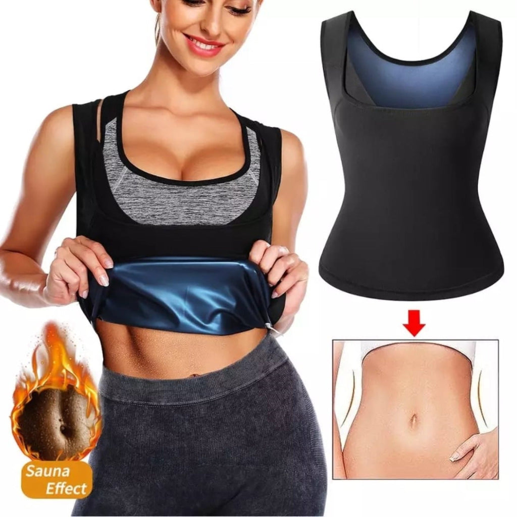 Camiseta Faja Efecto Sauna: Para Hombres y Mujeres ThermoFit™