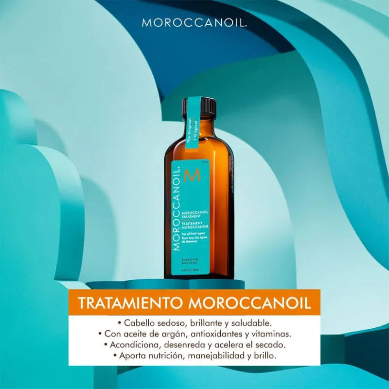 Moroccanoil Tratamiento Aceite de Argán para el Cabello – Hidratación, Brillo y Anti Frizz