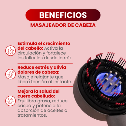 Masajeador Capilar Activador + Aceite GRATIS
