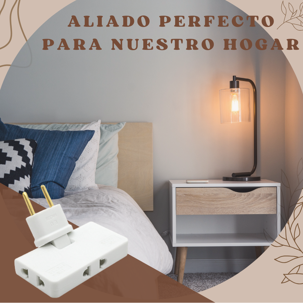 Ladrón Múltiple Plano EasyLink™ – Ahorra Espacio y Conecta Todo Fácilmente