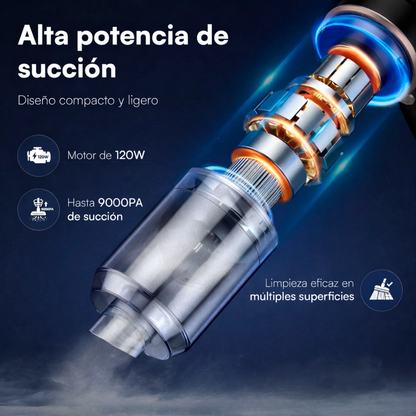 Aspira Todo en 2 Segundos. Sin Cables