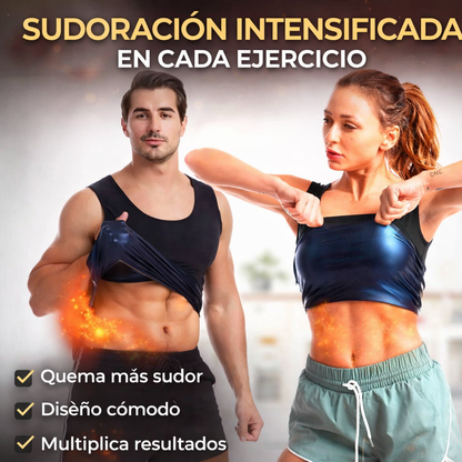Camiseta Faja Efecto Sauna: Para Hombres y Mujeres ThermoFit™