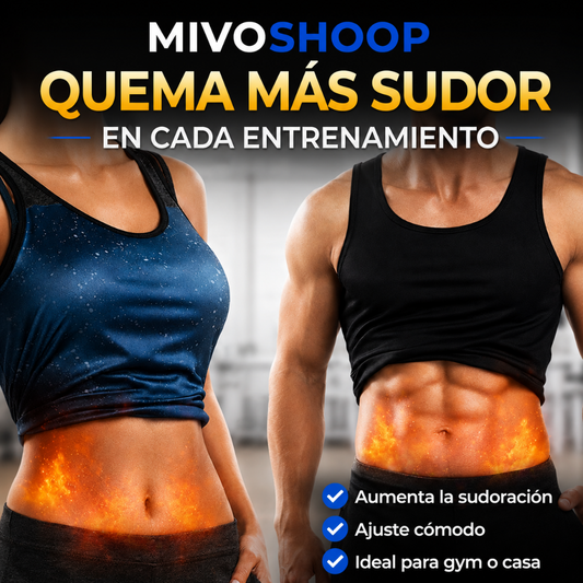 Camiseta Faja Efecto Sauna: Para Hombres y Mujeres ThermoFit™