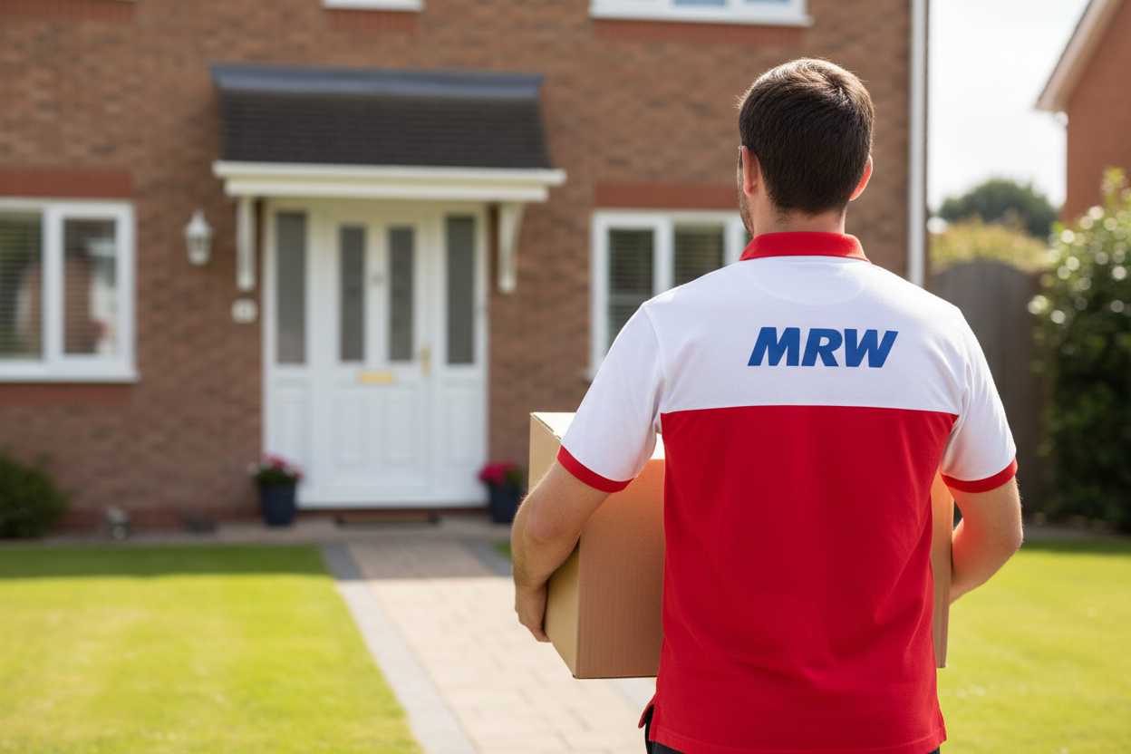 de espaldas que ponga en la camiseta MRW