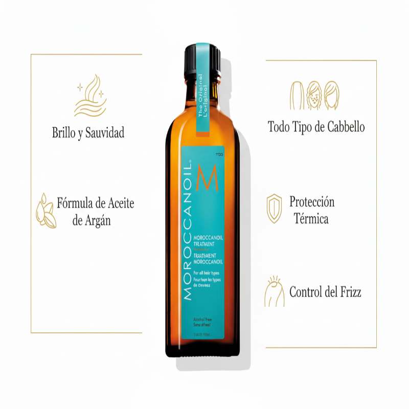 Moroccanoil Treatment aceite de argán para el cabello hidratación brillo y control del frizz 100ml
