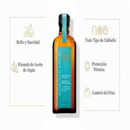 Moroccanoil Treatment aceite de argán para el cabello hidratación brillo y control del frizz 100ml

