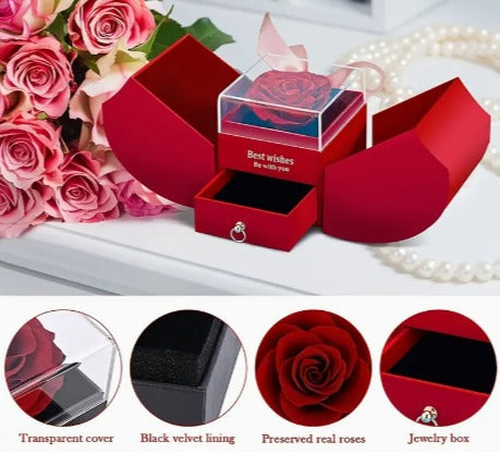 El Regalo que No se Marchita – Caja Rosa Eterna Edición San Valentín