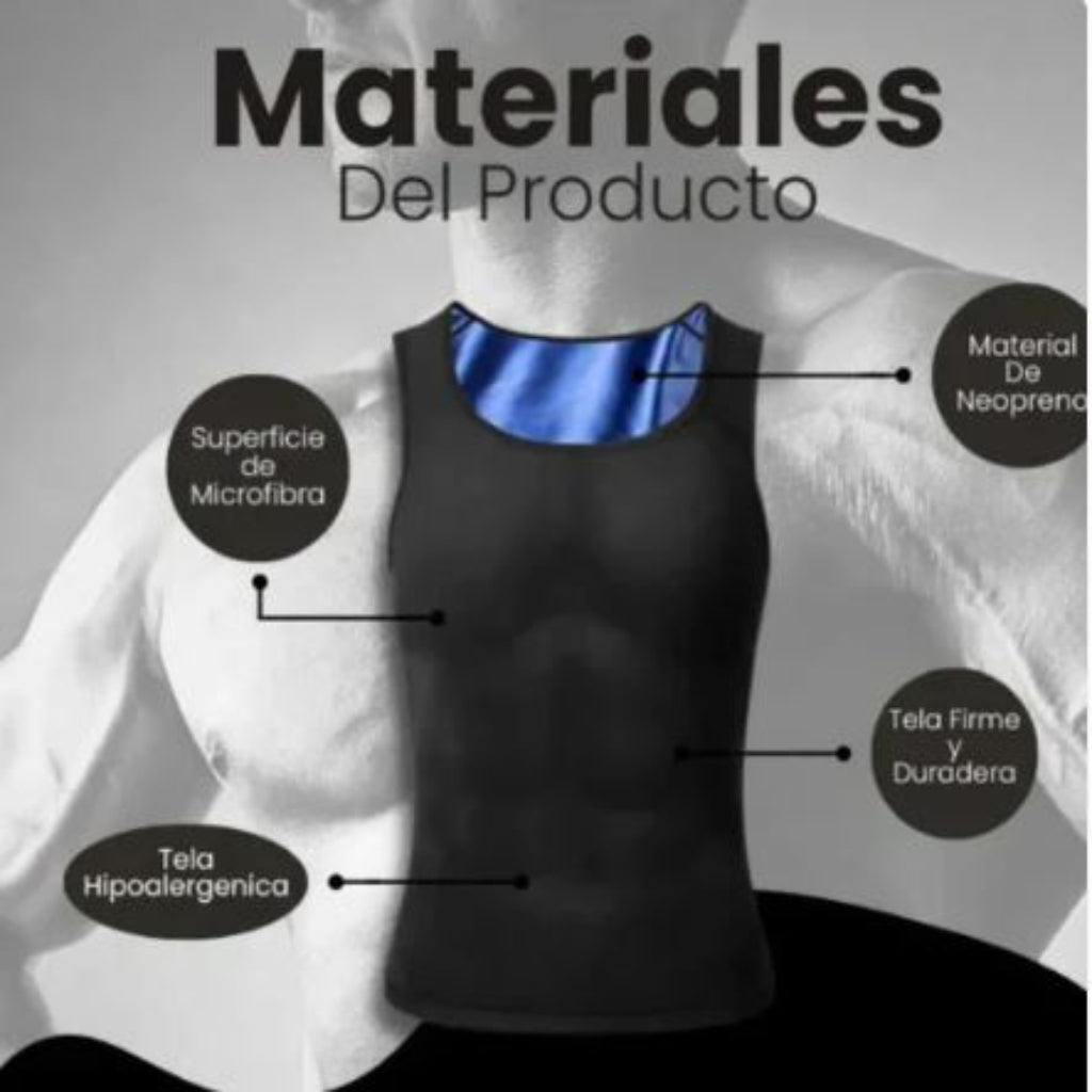 Camiseta Faja Efecto Sauna: Para Hombres y Mujeres ThermoFit™